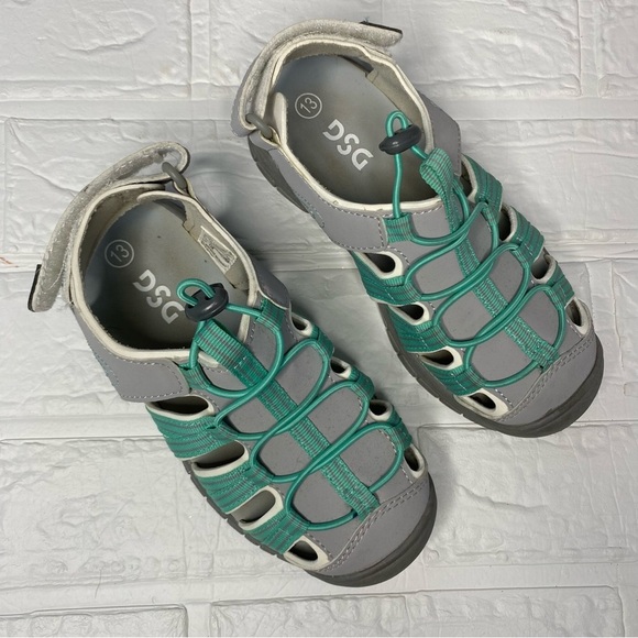 DSG Kids Caged Sandals Size 13 Girls - Picture 3 of 13